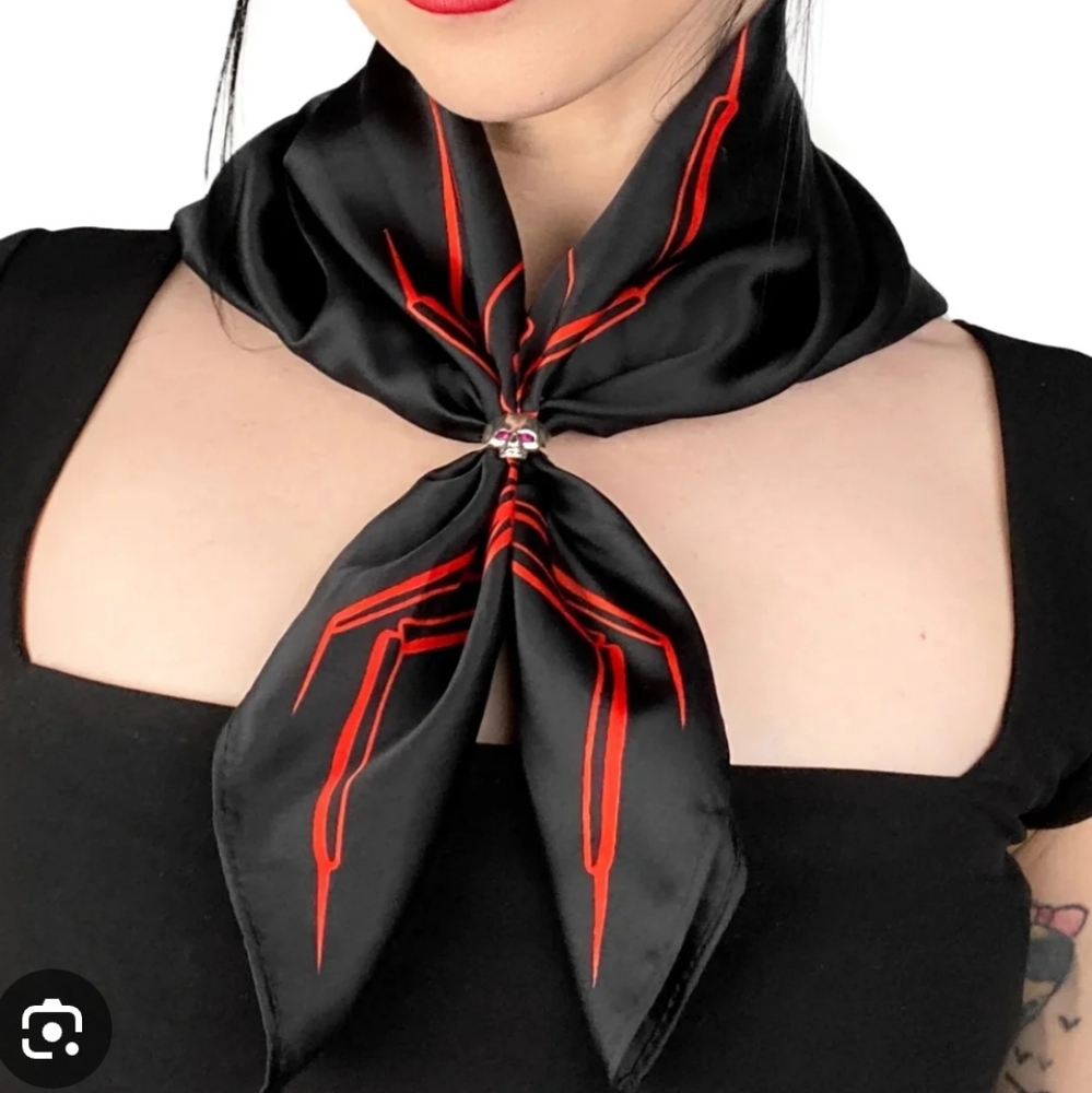 Foxblood x Eliza Sidney scarf spider limited